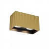 Ceiling lamp Redo Delphi, metal, matt gold, 2XGU10, L.16 cm