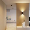 Wall lamp Redo Corinth, metal, sand black, 2XGU10, H.30 cm