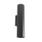 Wall lamp Redo Corinth, metal, sand black, 2XGU10, H.30 cm