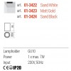 Ceiling lamp Redo Corinth, metal, sand black, 1XGU10, D.7 cm