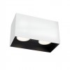 Ceiling lamp Redo Corinth, metal, sand white, 2XGU10, L.16 cm
