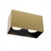 Ceiling lamp Redo Corinth, metal, matt gold, 2XGU10, L.16 cm