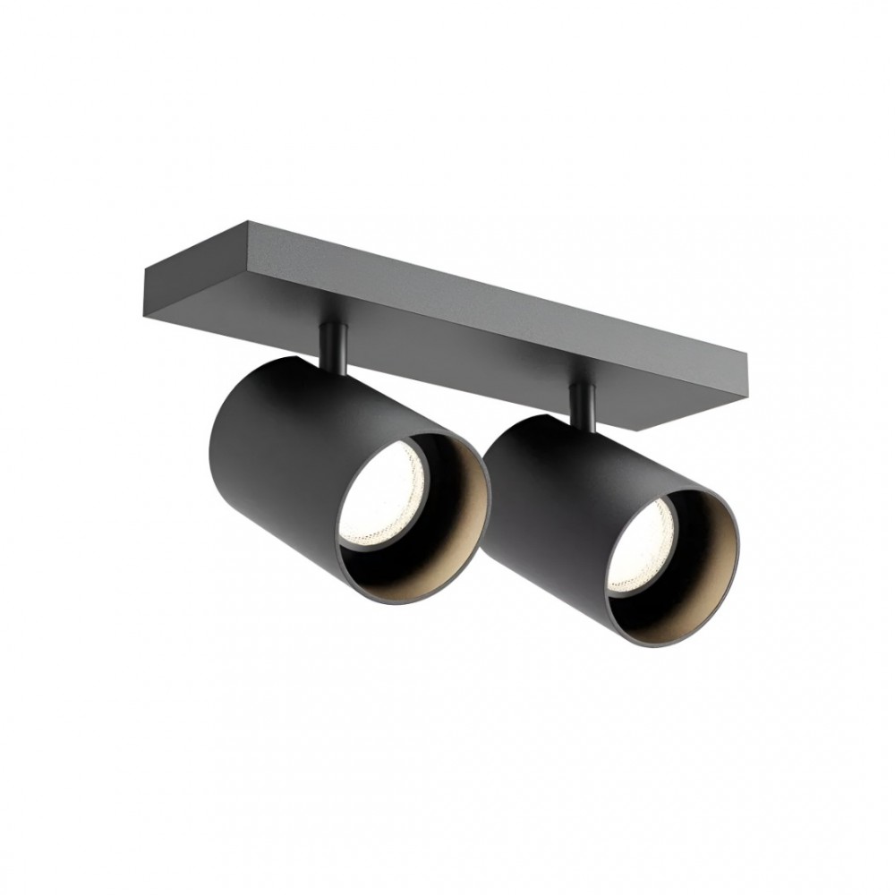 Miniprojector Redo Corinth, metal, sand black, 2XGU10, L.26 cm