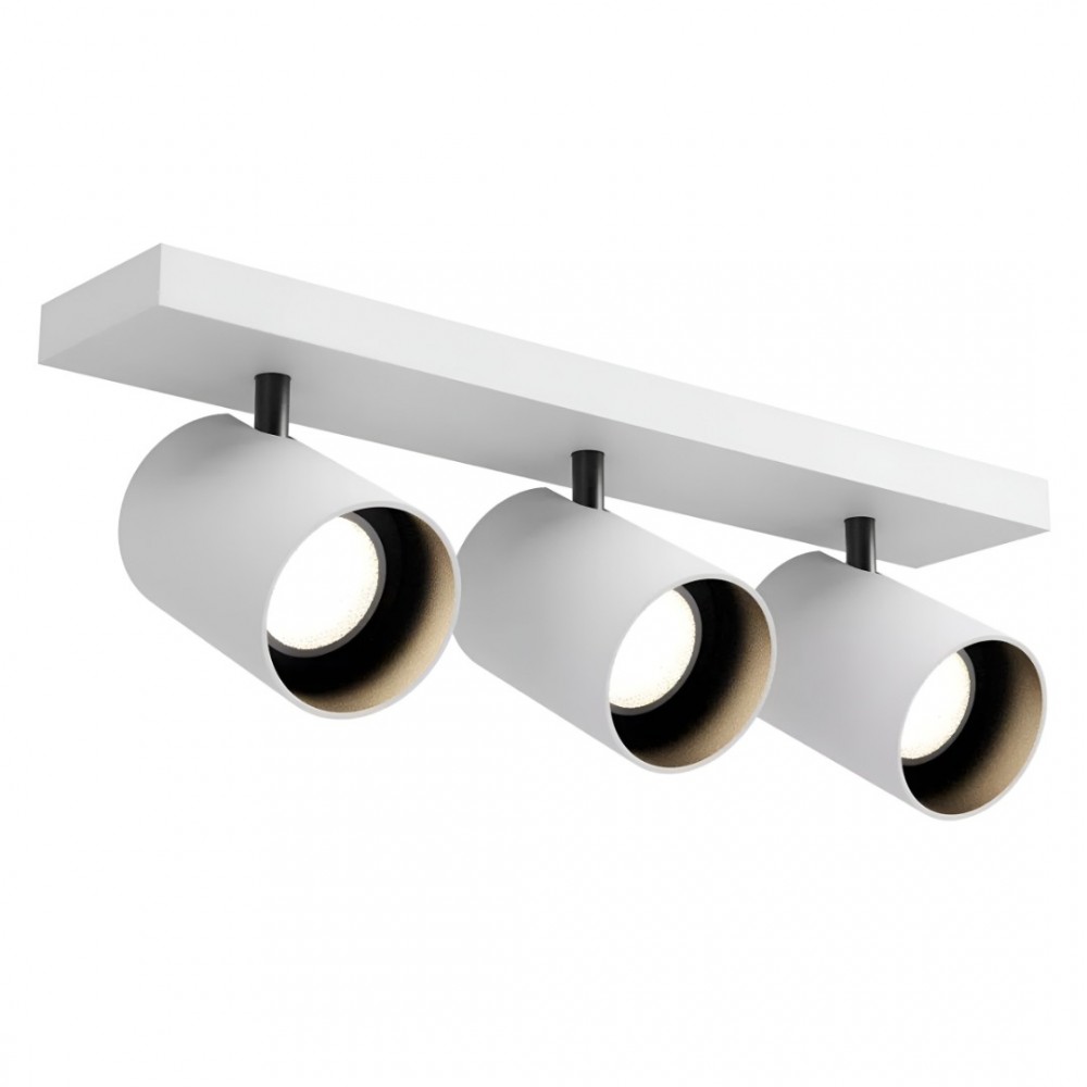 Miniprojector Redo Corinth, metal, sand white, 3XGU10, L.39 cm
