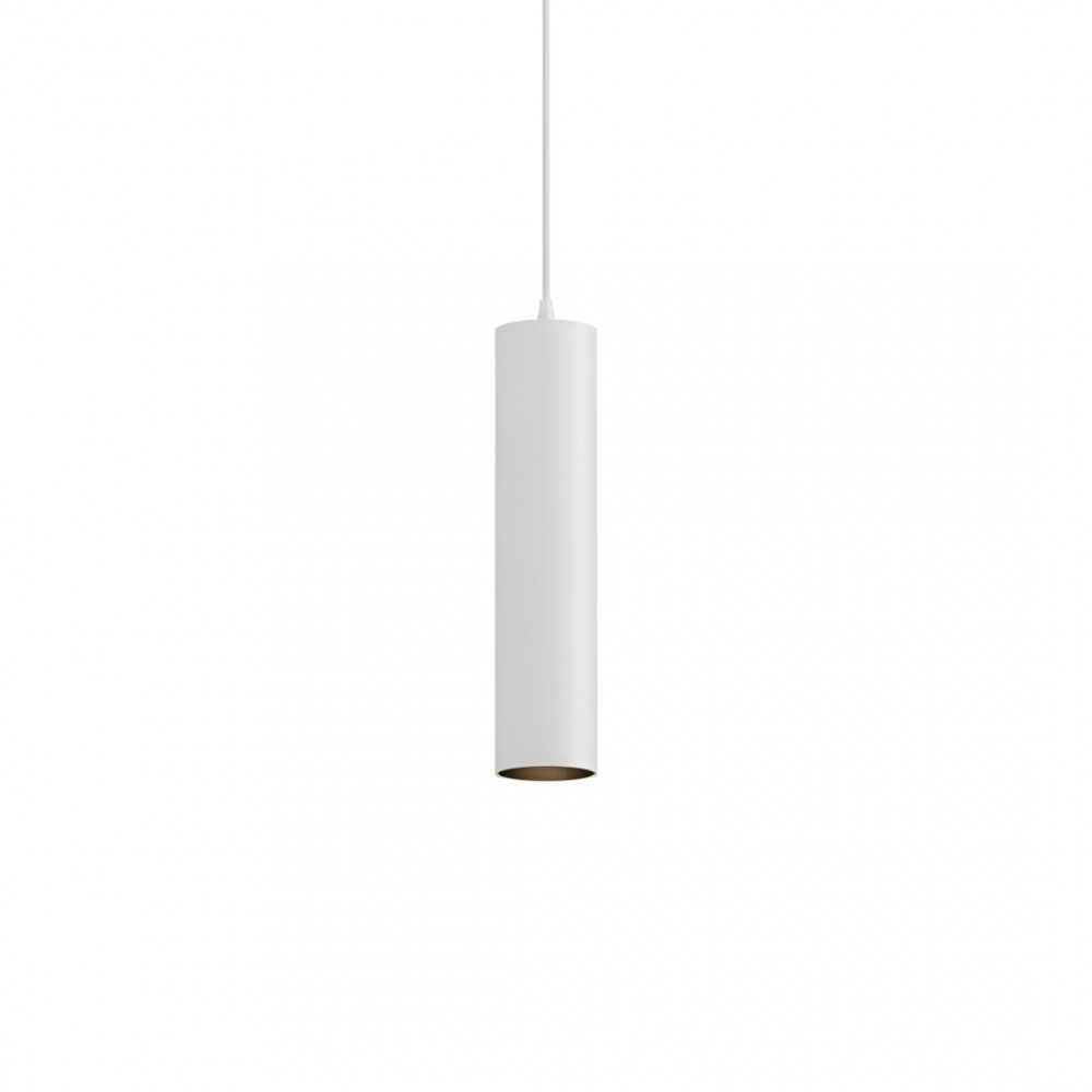 Suspension Redo Corinth, metal, sand white, 1XGU10, D.7 cm