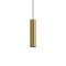 Suspension Redo Corinth, metal, matt gold, 1XGU10, D.7 cm