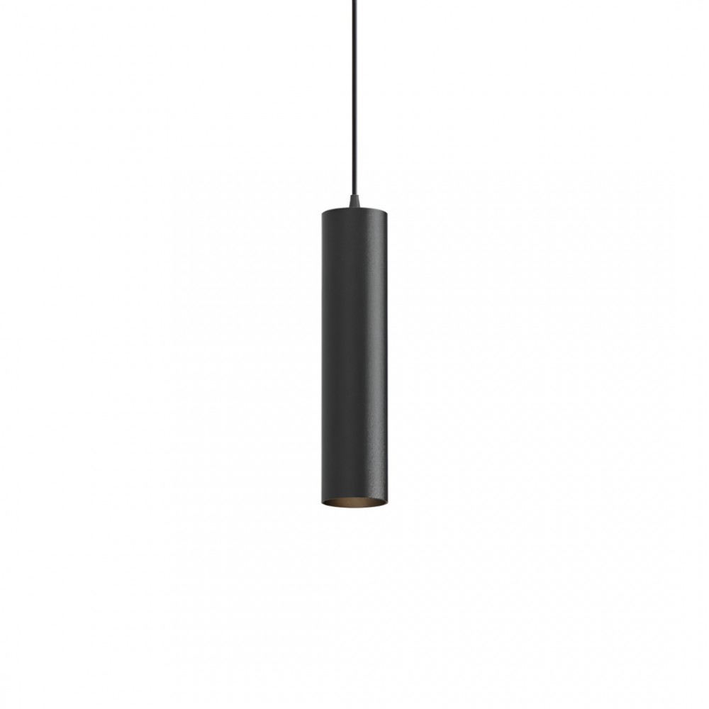 Suspension Redo Corinth, metal, sand black, 1XGU10, D.7 cm