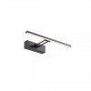 Wall lamp Redo Linear, metal, sand black, LED, 8W, 582 lumens, warm white 3000K, L.35 cm