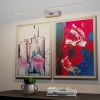Wall lamp Redo Linear, metal, sand white, LED, 16,4W, 1162 lumens, warm white 3000K, L.60 cm