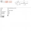 Wall lamp Redo Kendo, metal, sand white, LED, 11W, 755 lumens, warm white 3000K, L.51 cm