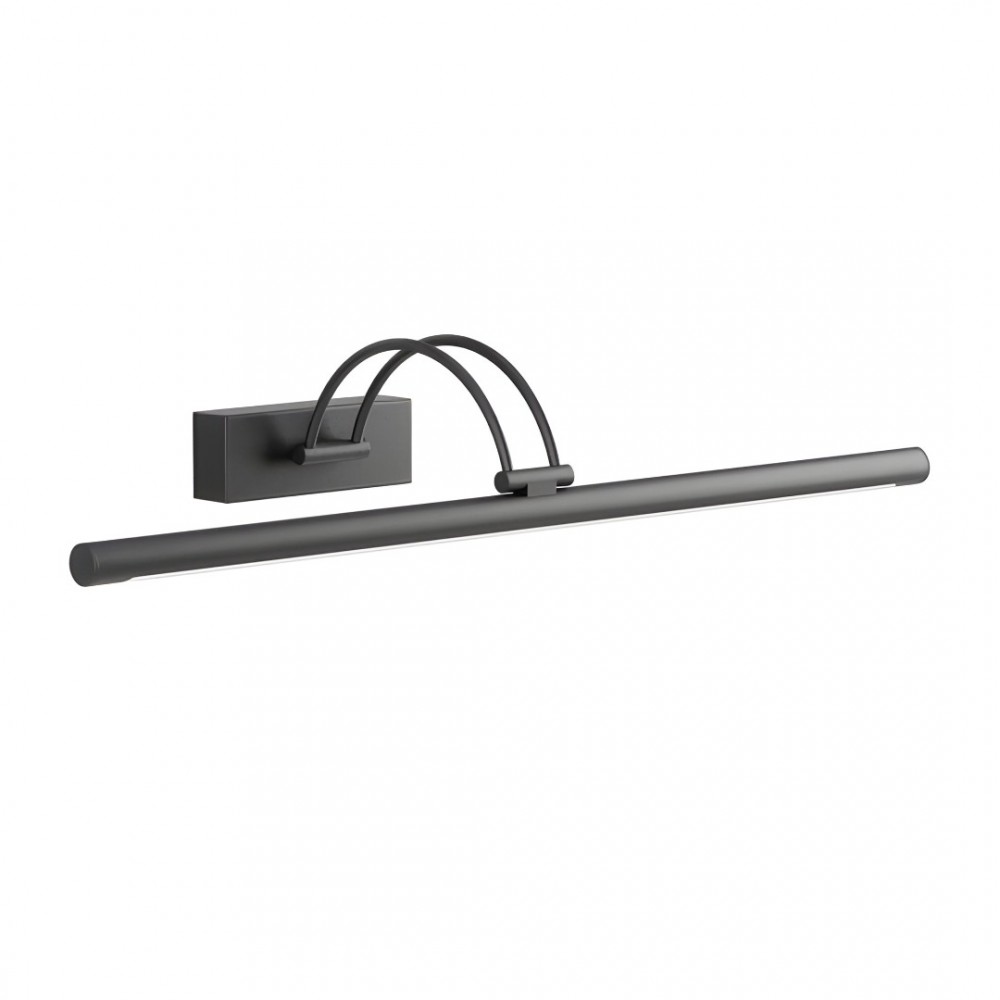 Wall lamp Redo Ikon, metal, sand black, LED, 16,4W, 1112 lumens, warm white 3000K, L.61 cm
