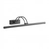 Wall lamp Redo Ikon, metal, sand black, LED, 16,4W, 1112 lumens, warm white 3000K, L.61 cm