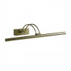 Wall lamp Redo Ikon, metal, antique brass, LED, 16,4W, 1112 lumens, warm white 3000K, L.61 cm
