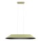 Pendant lamp Redo Akira, metal, sound-absorbing felt, olive/black, LED, 23,5W, 1850 lumens, warm white 3000K, L.109 cm
