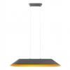 Pendant lamp Redo Akira, metal, sound-absorbing felt, dark grey/orange, LED, 23,5W, 1850 lumens, warm white 3000K, L.109 cm