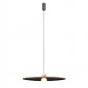 Suspension Redo Nuwa, metal, glass, sound-absorbing felt, coffee/dark grey, LED, 7W, 420 lumens, warm white 3000K, D.60 cm