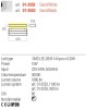 Wall lamp Redo Seed, metal, sand white, LED, 15W, 1100 lumens, warm white 3000K, L.31 cm