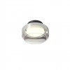 Ceiling lamp Redo Solera, metal, glass, gradient smoke/white, LED CCT, 18W, 711 lumens, 3000K/4000K, D.25 cm