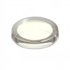 Ceiling lamp Redo Solera, metal, glass, gradient smoke/white, LED CCT, 36W, 1784 lumens, 3000K/4000K, D.45 cm