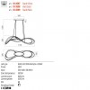 Suspension Redo Tempest, metal, matt gold, dimmable, LED, 58W, 4060 lumens, warm white 3000K, L.115 cm
