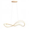 Suspension Redo Tempest, metal, matt gold, dimmable, LED, 58W, 4060 lumens, warm white 3000K, L.115 cm