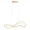Suspension Redo Tempest, metal, matt gold, dimmable, LED, 58W, 4060 lumens, warm white 3000K, L.115 cm