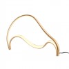 Table lamp Redo Tempest, metal, matt gold, dimmable, LED, 12W, 840 lumens, warm white 3000K, H.19 cm