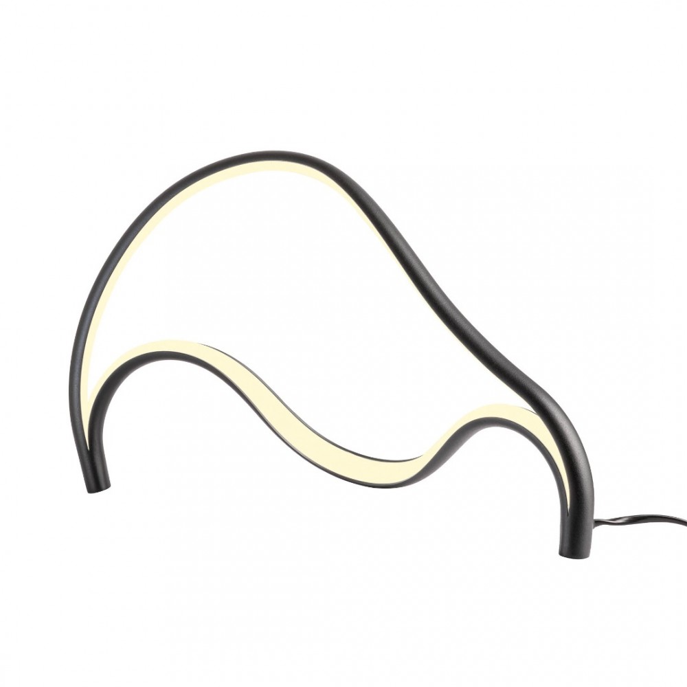 Table lamp Redo Tempest, metal, sand black, dimmable, LED, 12W, 840 lumens, warm white 3000K, H.19 cm