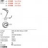 Table lamp Redo Tempest, metal, sand white, dimmable, LED, 18W, 1260 lumens, warm white 3000K, H.50 cm
