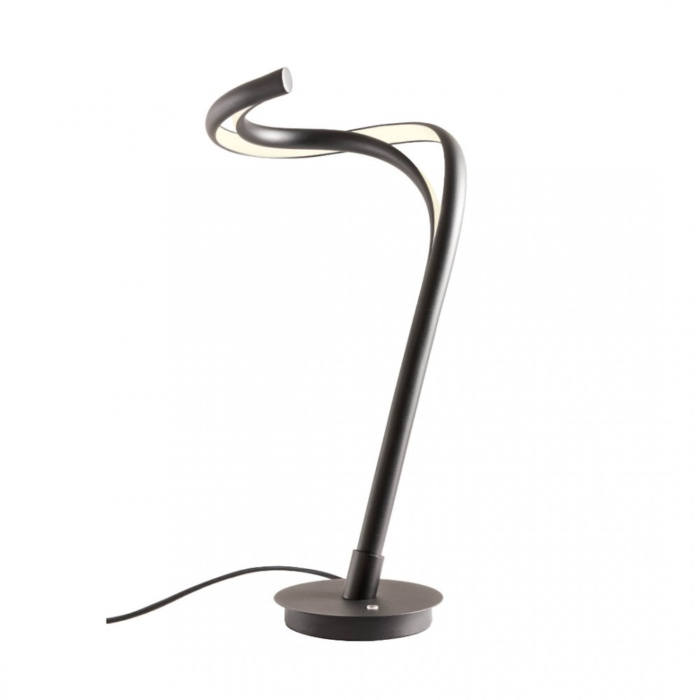 Table lamp Redo Tempest, metal, sand black, dimmable, LED, 18W, 1260 lumens, warm white 3000K, H.50 cm