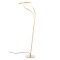 Floor lamp Redo Tempest, metal, matt gold, dimmable, LED, 30W, 2100 lumens, warm white 3000K, H.160 cm