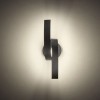 Wall lamp Redo Impuls, metal, sand black, LED, 11W, 770 lumens, warm white 3000K, H.40 cm