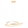 Suspension Redo Impuls, metal, matt gold, dimmable, LED, 38W, 2660 lumens, warm white 3000K, L.107 cm