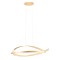 Suspension Redo Impuls, metal, matt gold, dimmable, LED, 38W, 2660 lumens, warm white 3000K, L.107 cm