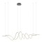 Suspension Redo Impuls, metal, sand black, dimmable, LED, 68W, 4760 lumens, warm white 3000K, L.171 cm