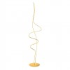 Floor lamp Redo Impuls, metal, matt gold, dimmable, LED, 36W, 2520 lumens, warm white 3000K, H.160 cm