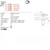 Wall lamp Redo Takto, metal, matt black, dimmable, LED, 11,5W, 623 lumens, warm white 3000K, L.25 cm