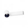 Wall lamp Redo Takto, metal, matt white, dimmable, LED, 11,5W, 623 lumens, warm white 3000K, L.25 cm