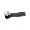 Wall lamp Redo Takto, metal, matt black/foggy nickel, dimmable, LED, 11,5W, 623 lumens, warm white 3000K, L.25 cm