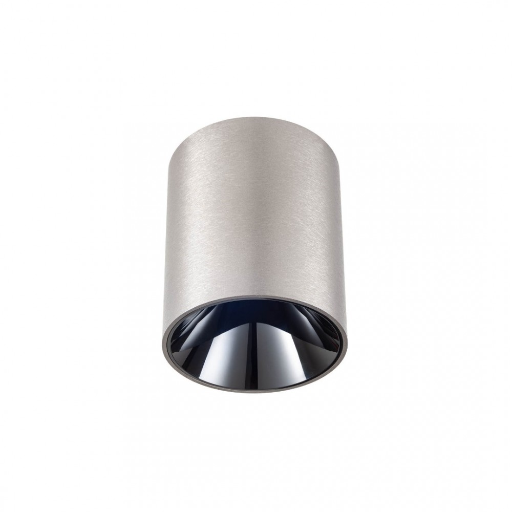 Ceiling lamp Redo Takto, metal, foggy nickel, dimmable, LED, 15,5W, 1160 lumens, warm white 3000K, D.9 cm