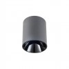 Ceiling lamp Redo Takto, metal, matt black, dimmable, LED, 15,5W, 1160 lumens, warm white 3000K, D.9 cm