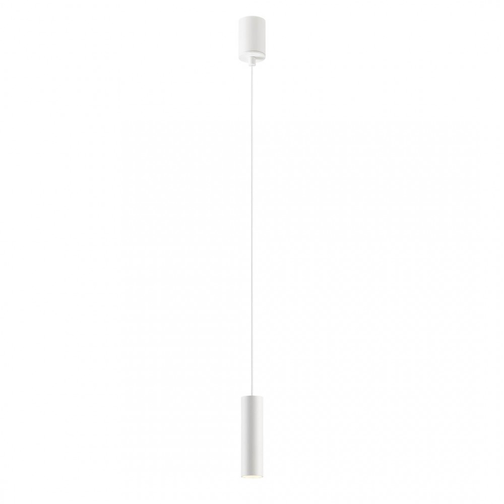 Suspension Redo Takto, metal, matt white, dimmable, LED, 8,6W, 601 lumens, warm white 3000K, D.4 cm