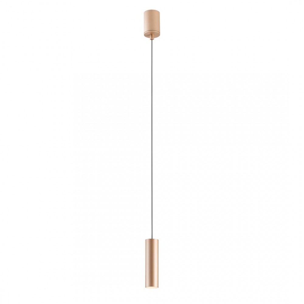 Suspension Redo Takto, metal, silver coffee, dimmable, LED, 8,6W, 601 lumens, warm white 3000K, D.4 cm