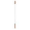 Suspension Redo Takto, metal, silver coffee, dimmable, LED, 8,6W, 601 lumens, warm white 3000K, D.4 cm