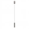 Suspension Redo Takto, metal, foggy nickel, dimmable, LED, 8,6W, 601 lumens, warm white 3000K, D.4 cm