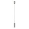 Suspension Redo Takto, metal, foggy nickel, dimmable, LED, 8,6W, 601 lumens, warm white 3000K, D.4 cm