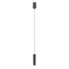 Suspension Redo Takto, metal, matt black, dimmable, LED, 8,6W, 601 lumens, warm white 3000K, D.4 cm