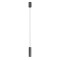 Suspension Redo Takto, metal, matt black, dimmable, LED, 8,6W, 601 lumens, warm white 3000K, D.4 cm