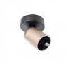 Ceiling lamp Redo Kobe, metal, matt black/silver coffee, dimmable, LED, 8,5W, 613 lumens, warm white 3000K, H.12 cm