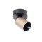 Ceiling lamp Redo Kobe, metal, matt black/silver coffee, dimmable, LED, 8,5W, 613 lumens, warm white 3000K, H.12 cm